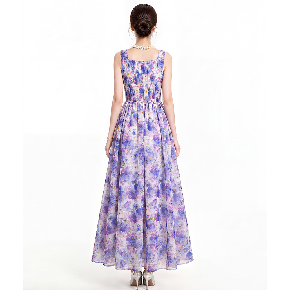 Printing dress 2pcs set