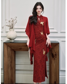 Retro maiden dress bride cheongsam