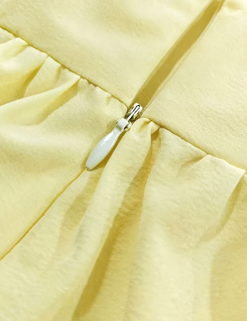 Mini elegant sling A-line wood ear dress