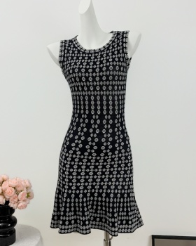 Summer pinched waist enticement dress for women