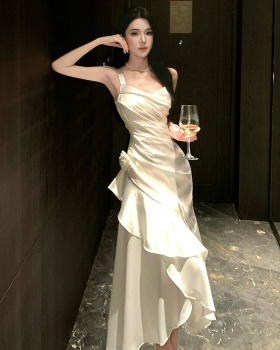 Summer formal dress mermaid strap dress for women