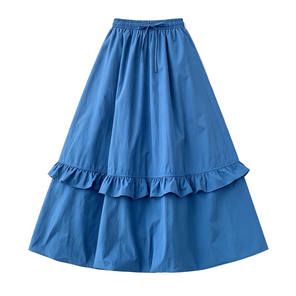 Thick and disorderly long dress summer bud skirt for women