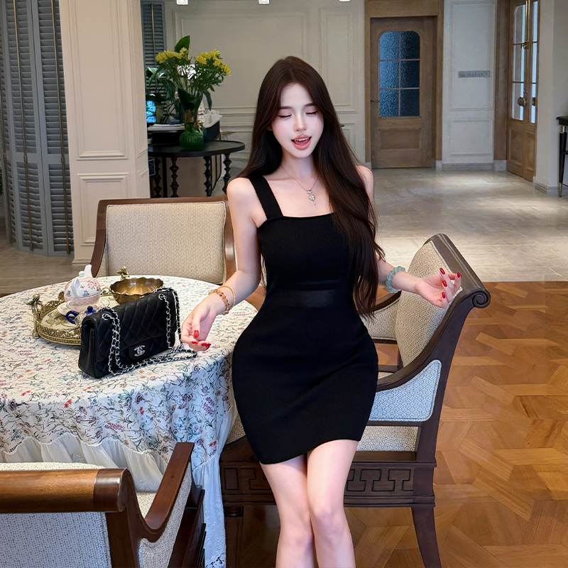 Temperament sexy summer dress slim enticement all-match T-back