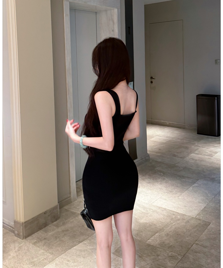 Temperament sexy summer dress slim enticement all-match T-back