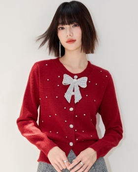 All-match cardigan France style tops for women