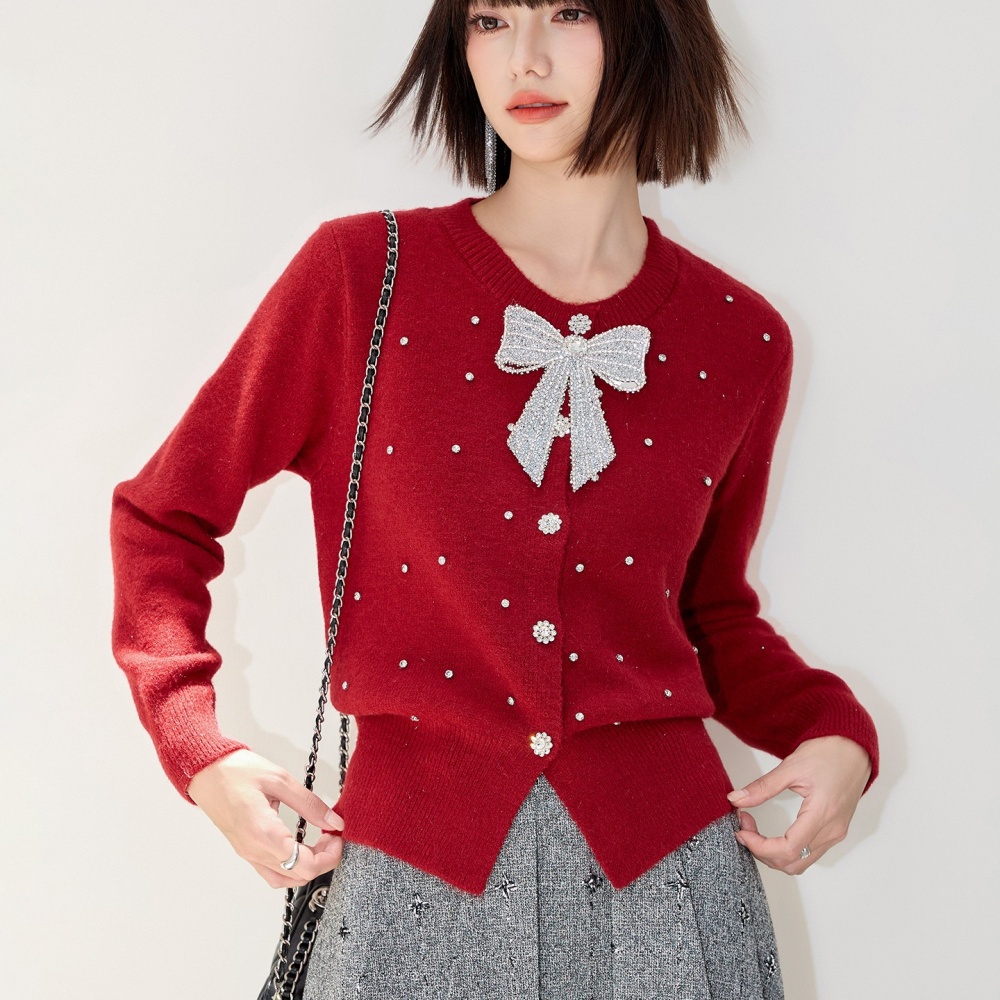 All-match cardigan France style tops for women