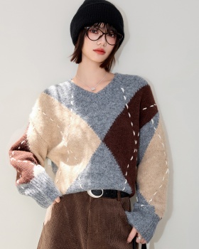 Lazy autumn cardigan knitted coat