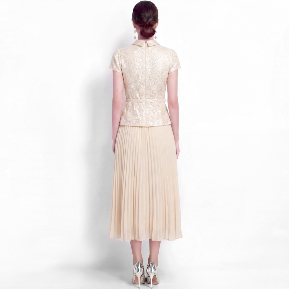 Ladies chanelstyle dress commuting long dress for women