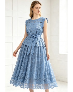 Large yard temperament fashion dress 2pcs set for women