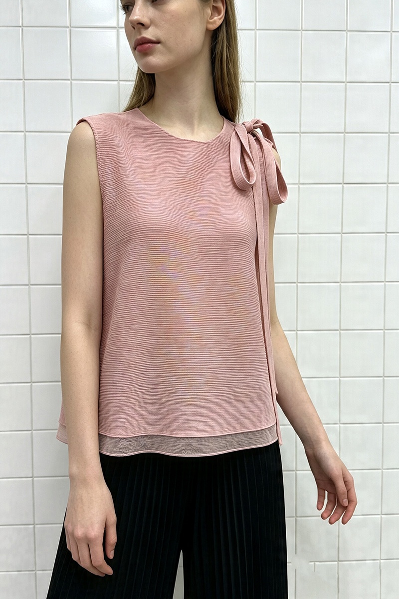 Double gauze frenum vest tender loose temperament tops