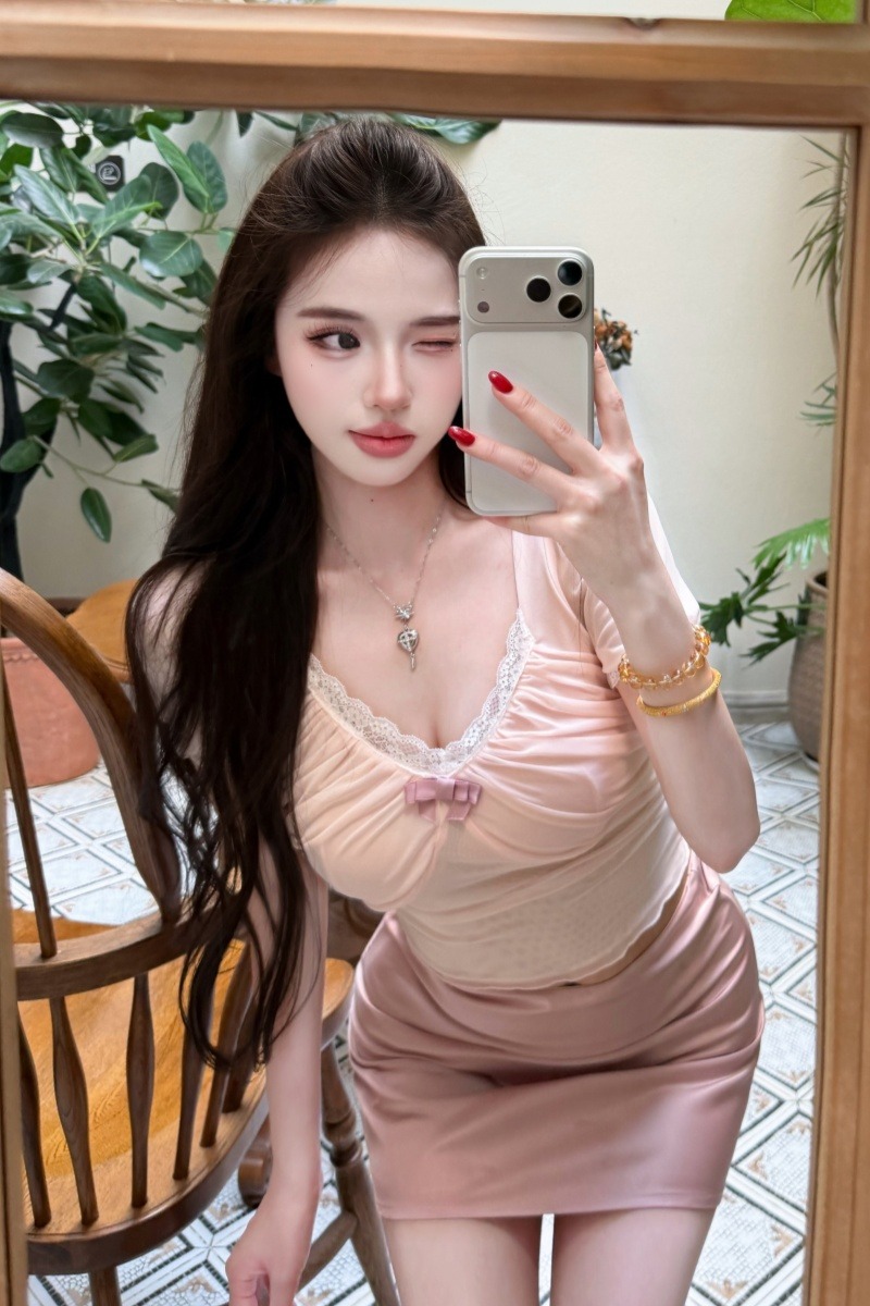 Lace spicegirl tops short sleeve T-shirt for women