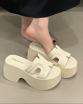 Spring trifle wears outside high-heeled slippers for women