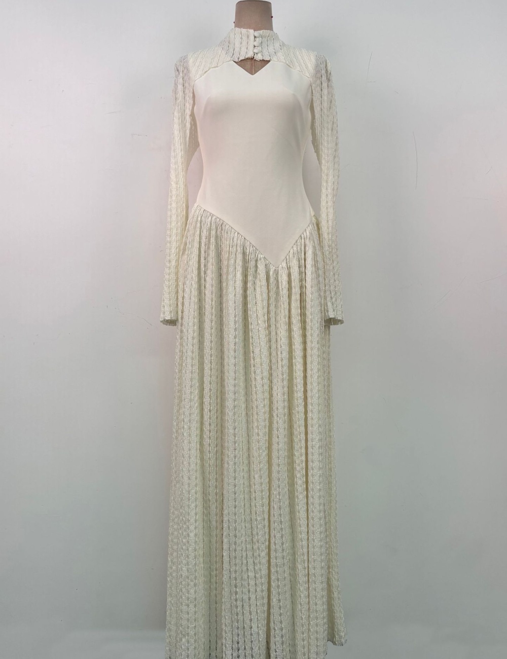 Niche elegant waistcoat temperament long dress 2pcs set