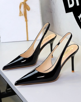 European style skirt fine-root sandals for women
