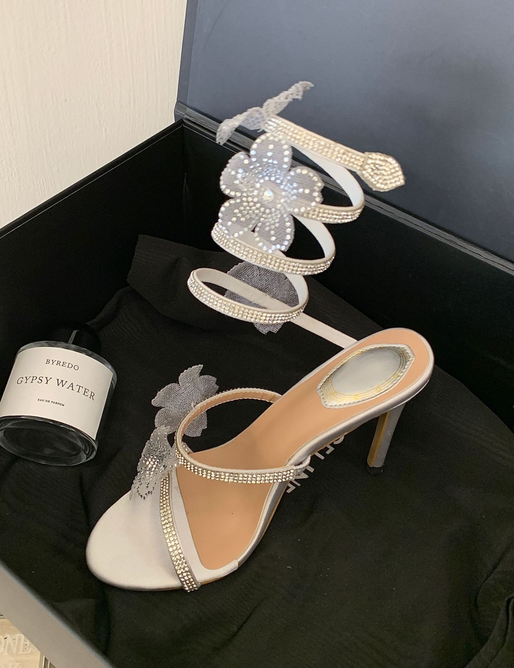 Summer high-heeled shoes fine-root sandals for women