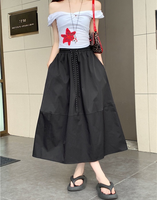 Tender large yard high waist slim autumn skirt for women