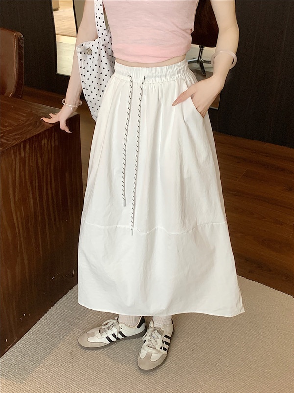 Tender large yard high waist slim autumn skirt for women