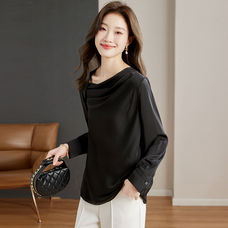 Korean style shirt all-match tops for women