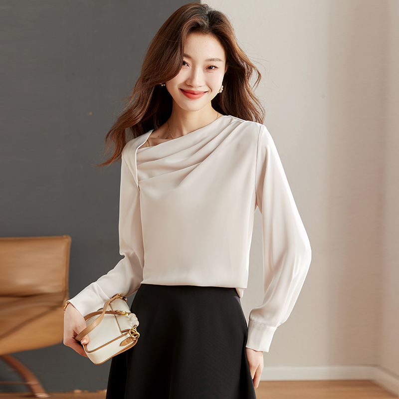 Korean style shirt all-match tops for women
