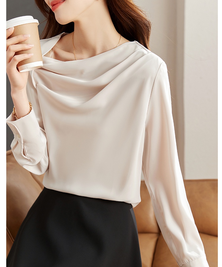 Korean style shirt all-match tops for women