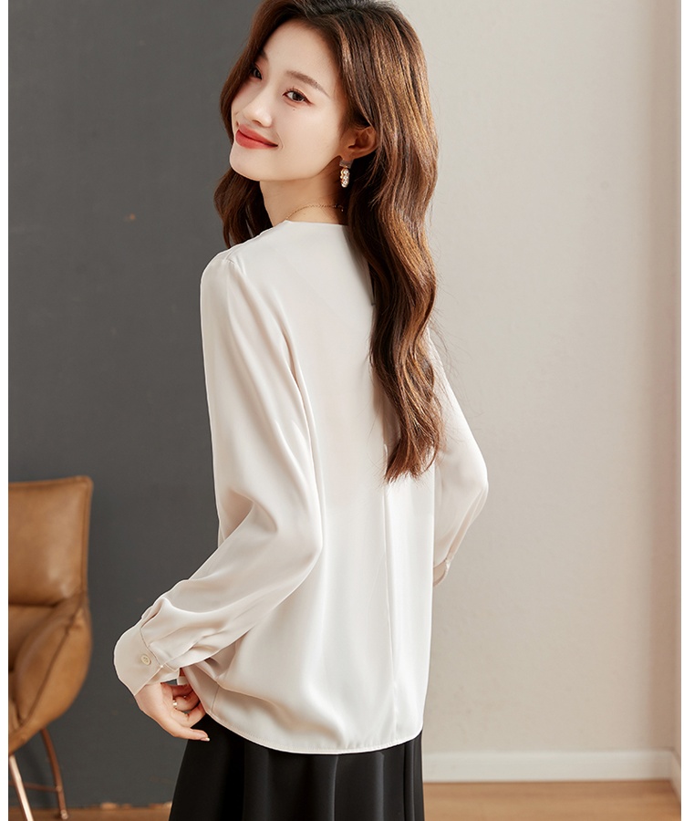 Korean style shirt all-match tops for women
