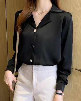 Long sleeve bottoming shirt shirt for women