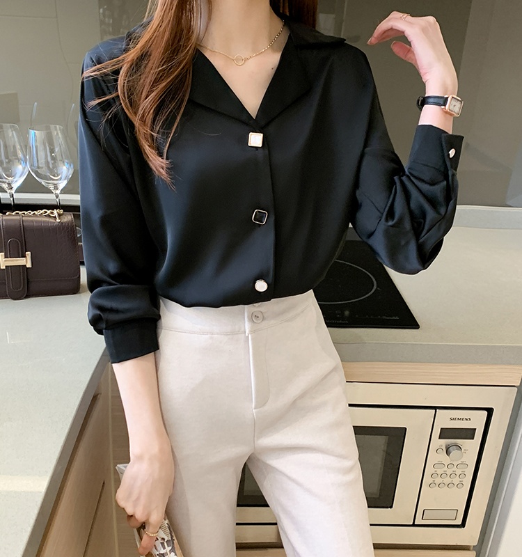 Long sleeve bottoming shirt shirt for women