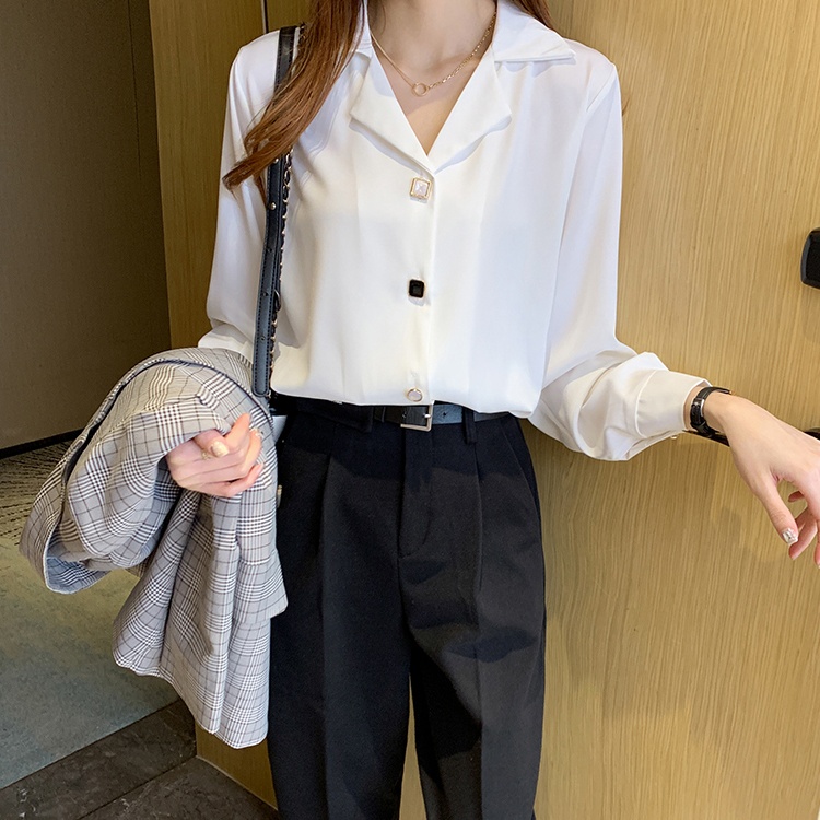 Long sleeve bottoming shirt shirt for women