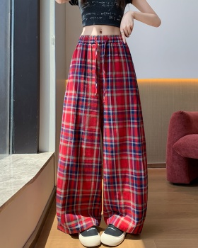 All-match straight pants wide leg pants for women