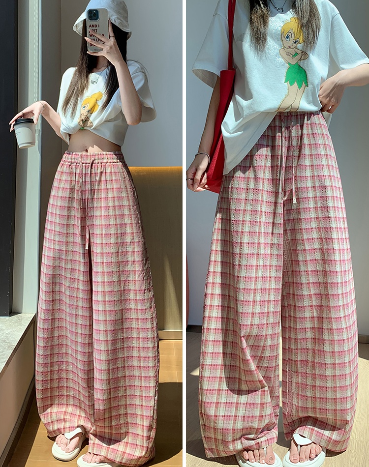 All-match straight pants wide leg pants for women