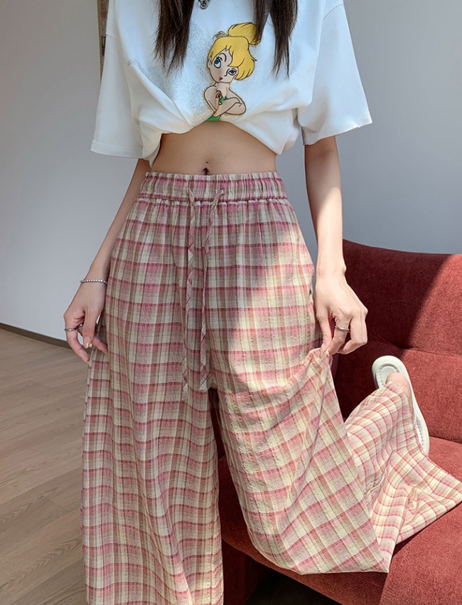 All-match straight pants wide leg pants for women