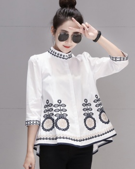 Autumn tops Korean style doll shirt for women
