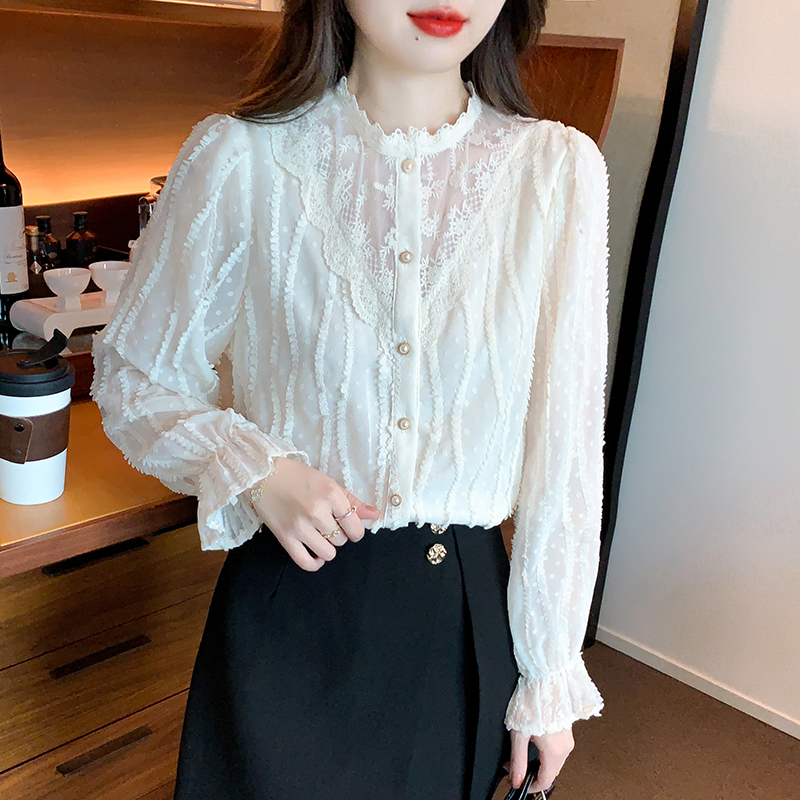 All-match tops Korean style shirt for women