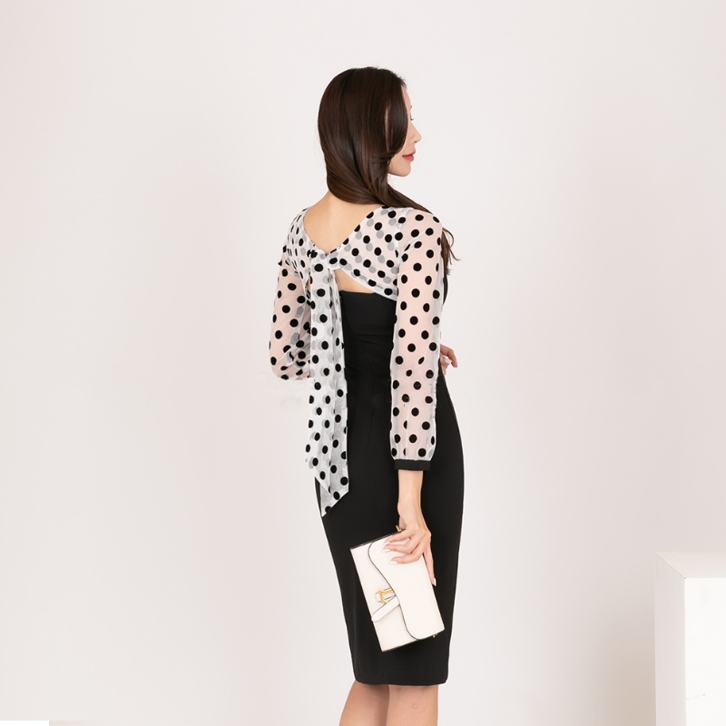 Gauze package hip formal dress temperament dress