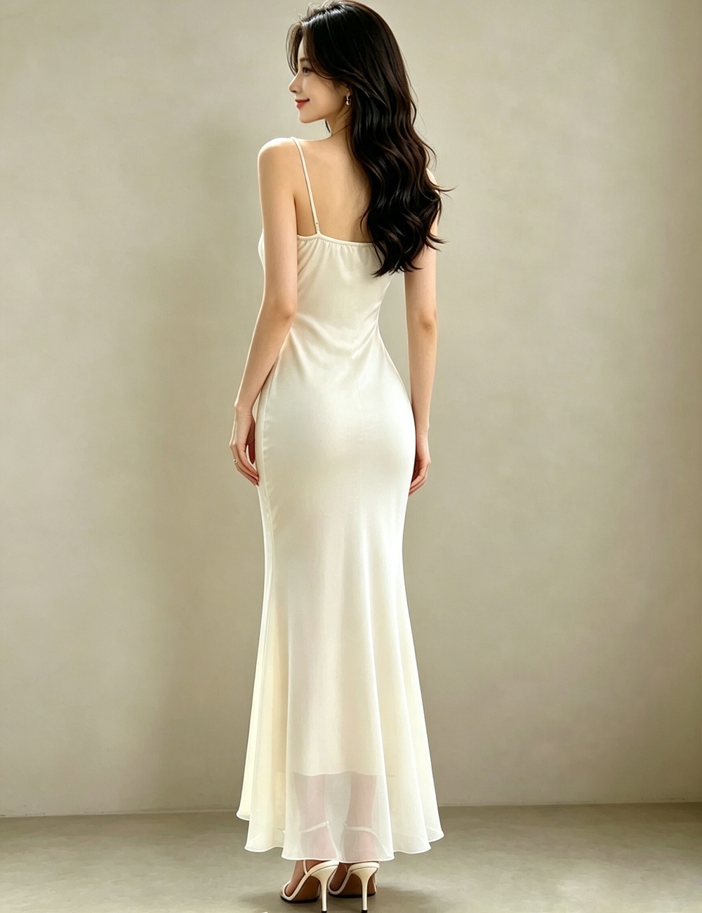 Mermaid slim sling dress package hip summer evening dress