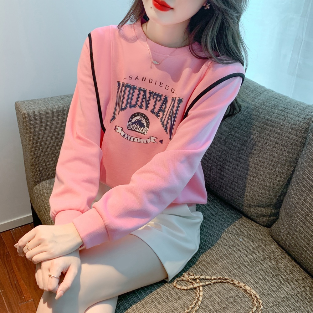 Fashion long sleeve tops Korean style hoodie