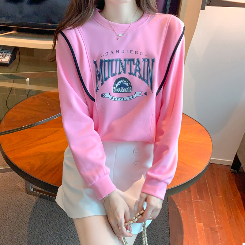Fashion long sleeve tops Korean style hoodie