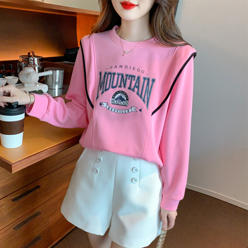Fashion long sleeve tops Korean style hoodie