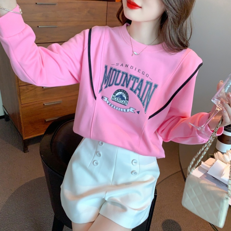 Fashion long sleeve tops Korean style hoodie