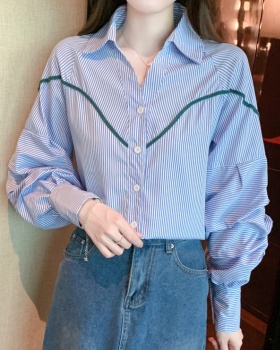 Autumn fashion tops all-match Western style shirt for women