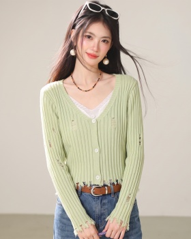 Slim lazy tops bottoming sweater for women