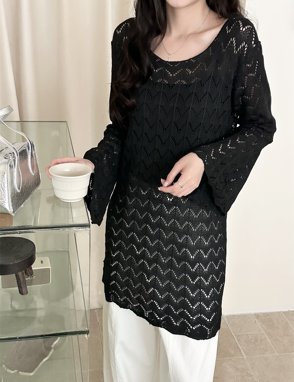 Fashion lazy tops Korean style smock for women