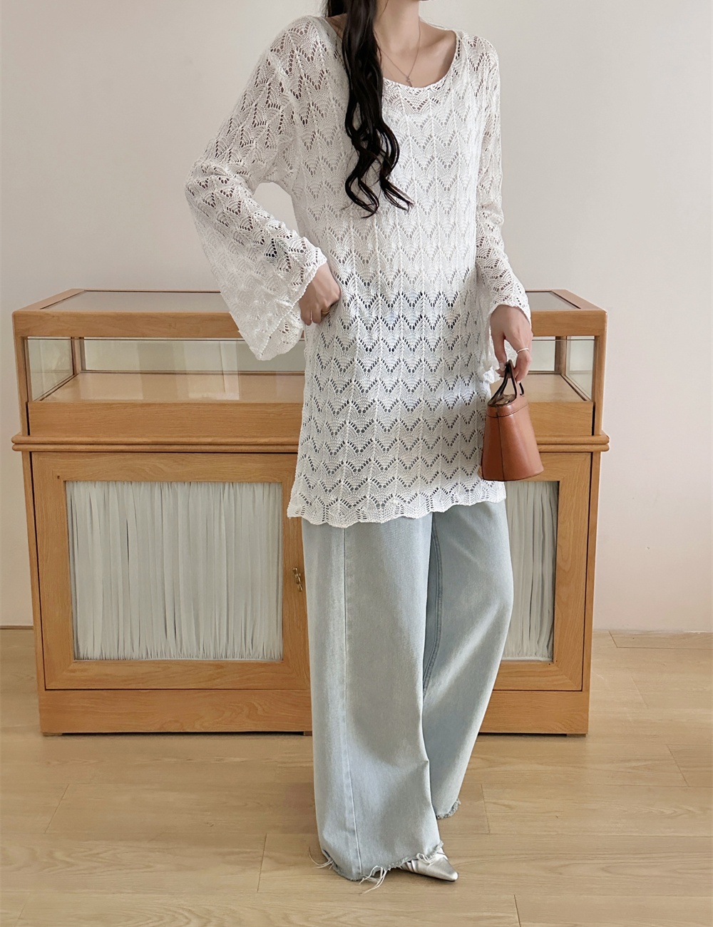 Fashion lazy tops Korean style smock for women