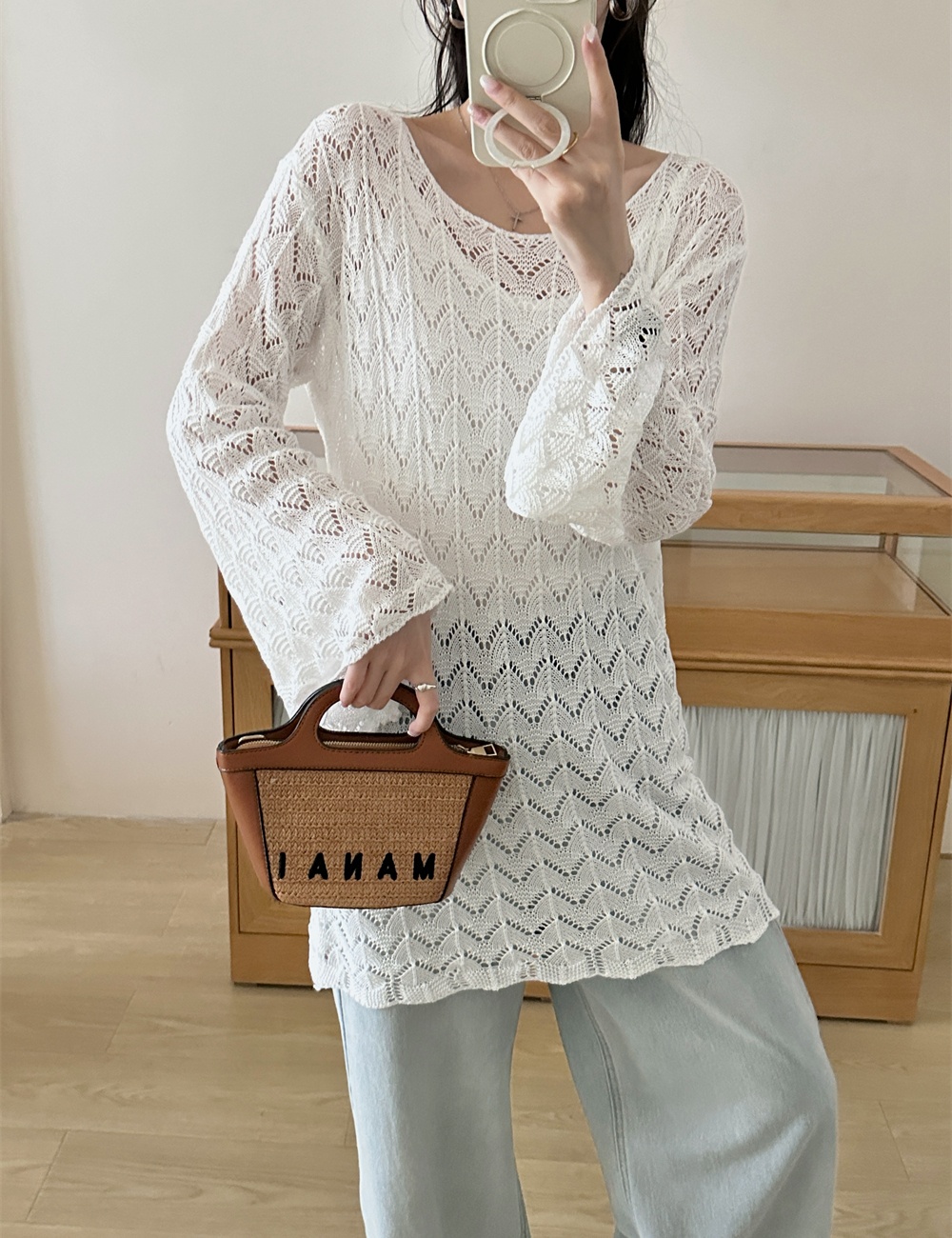 Fashion lazy tops Korean style smock for women