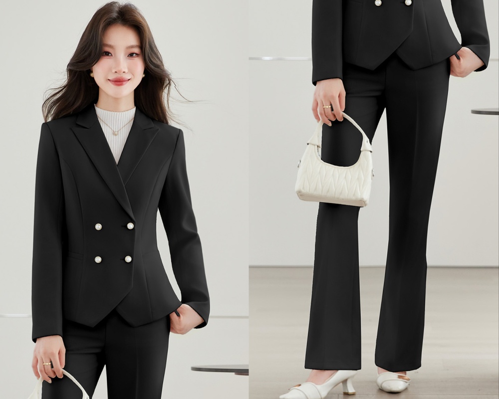 Thin summer coat profession business suit 2pcs set