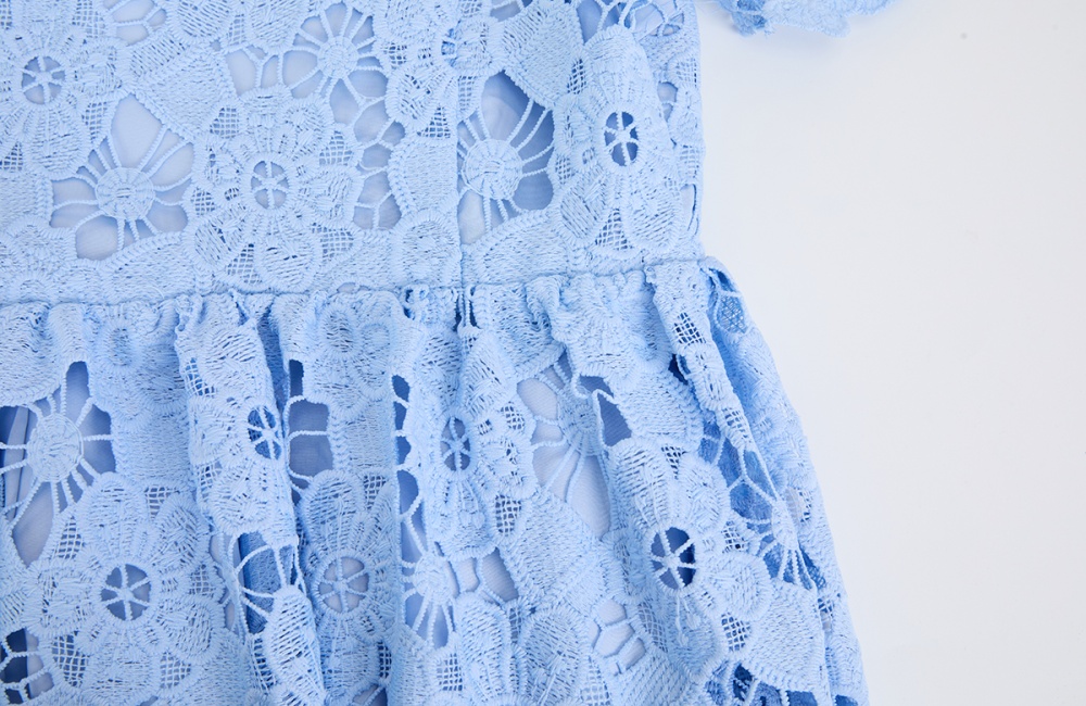 Pinched waist diamond high waist short sleeve dress