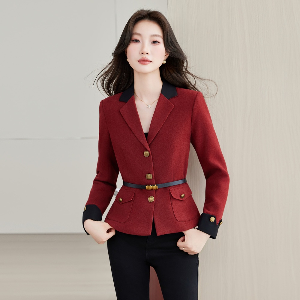 Thin profession business suit summer coat a set for women