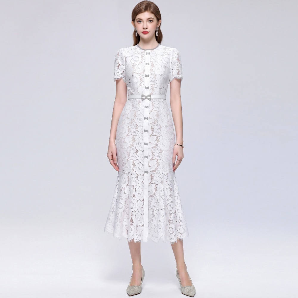 Inside the ride ladies dress with belt long dress