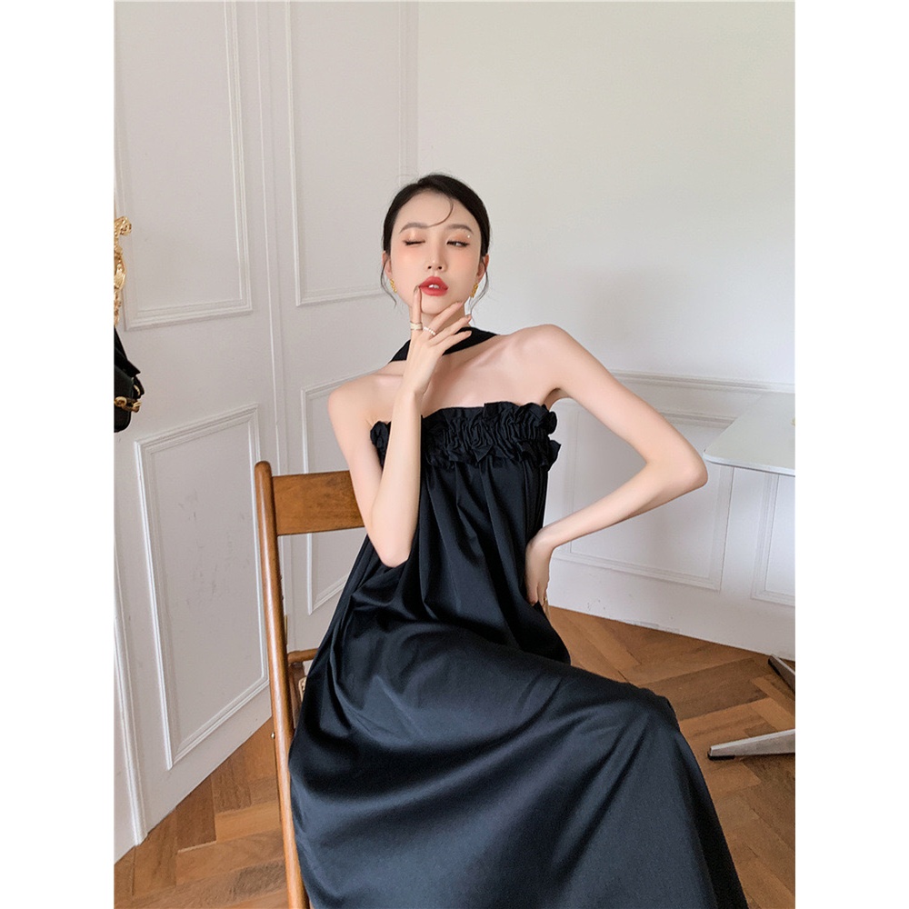 Banquet dress halter long dress for women