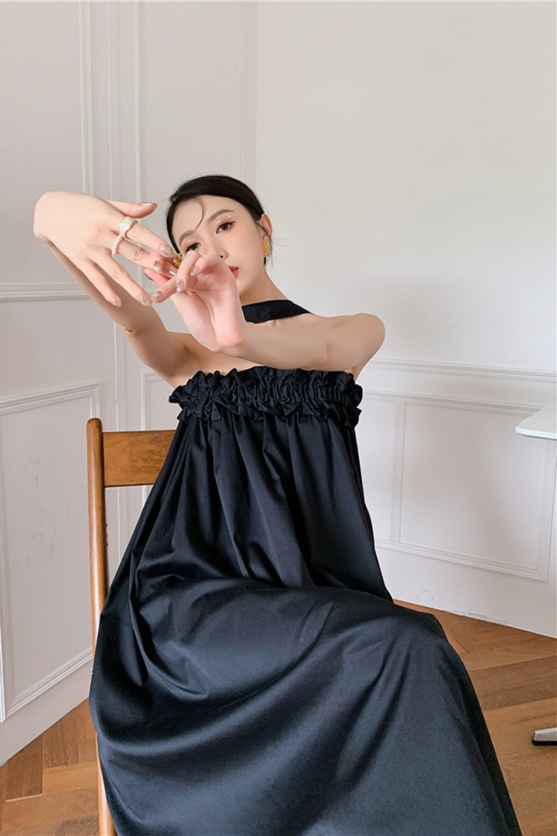Banquet dress halter long dress for women